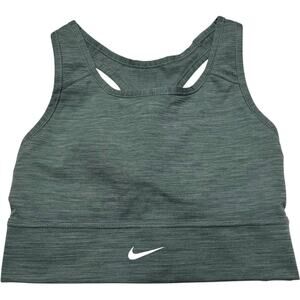 NIKE Dri-Fit Racerback Sports Bra Green Small